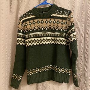 Green Sigi Scheiber wool sweater